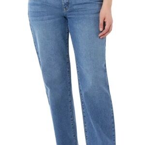 Classic Blue Seven7 Women's Loose Straight Leg Jeans
